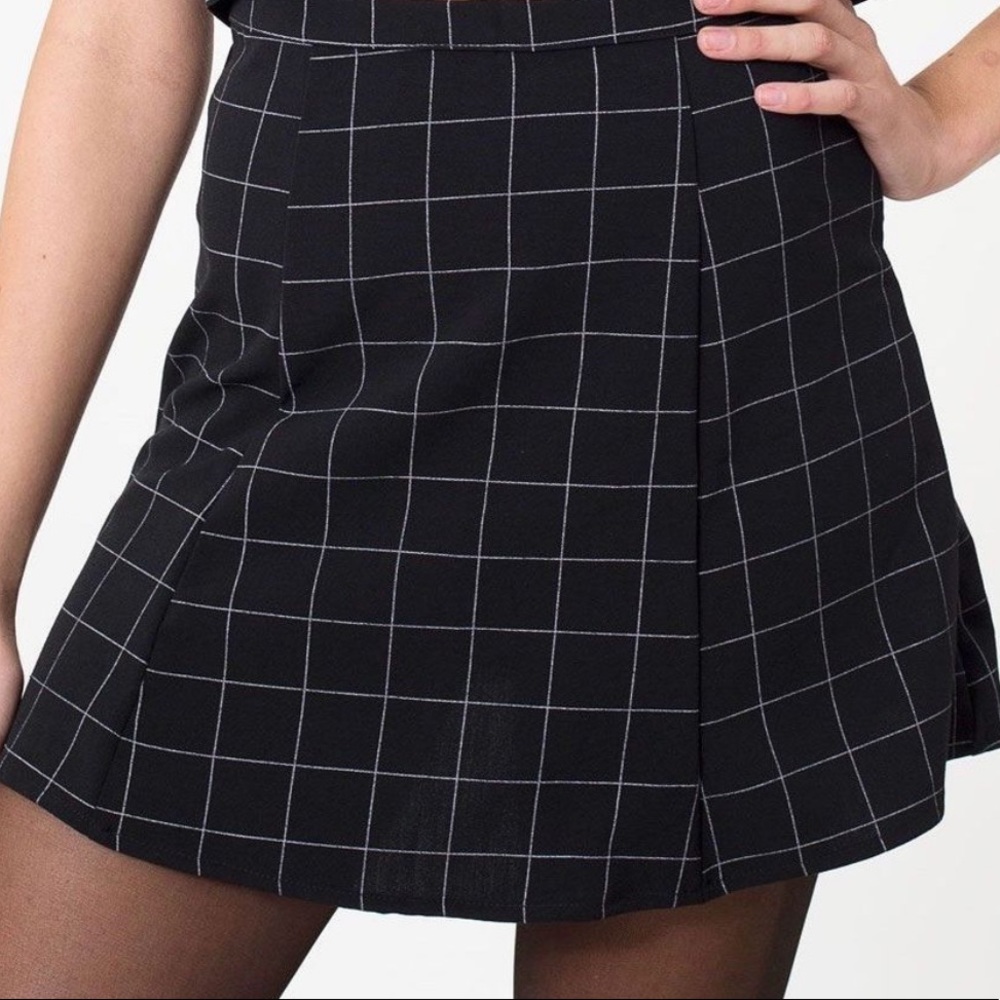 Original American Apparel Grid Skirt